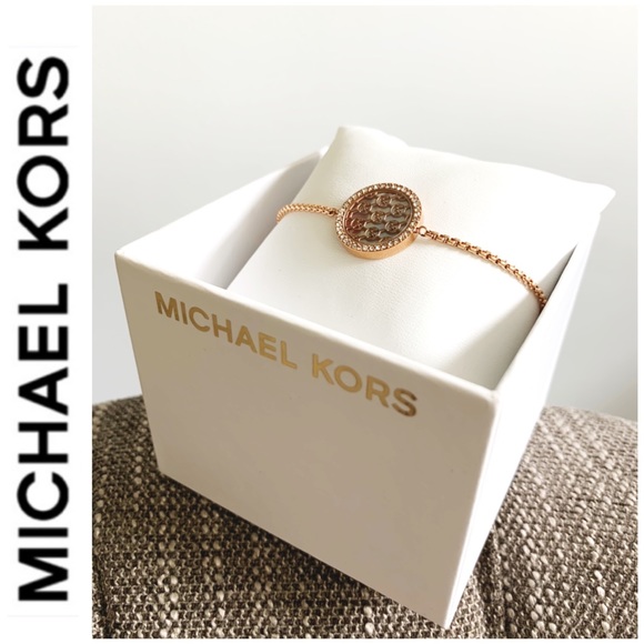 NWT authentic MK rosegold tone bracelet - Picture 4 of 6